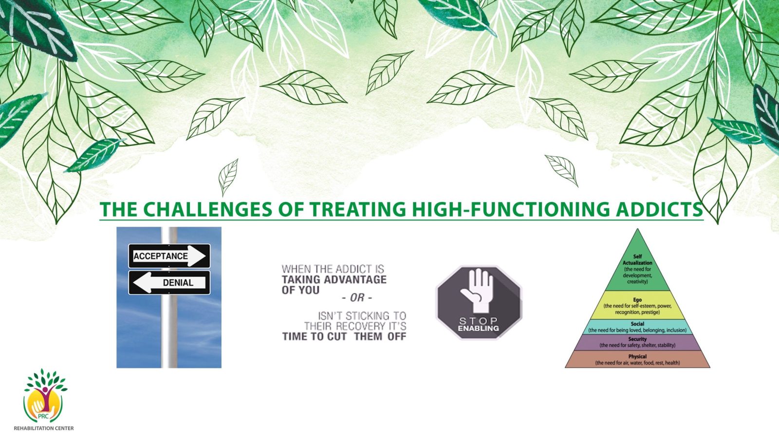 CHALLENGES OF TREATING HIGH-FUNCTIONING ADDICTS