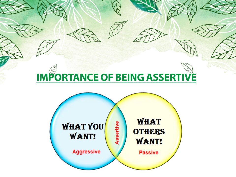 IMPORTANCE OF BEING ASSERTIVE - PRCREHAB.ORG